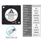 2 Pieces  DC 5V 12V 24V 30X30X10Mm Sleeve Dual Ball 1 Inch Small Mini Blower Cooling Fan 30Mm X 10Mm 3Cm 3010 3D Printer