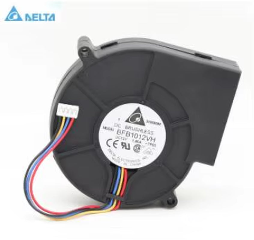 For Delta BFB1012VH 9733 Turbo Centrifugal Fan Blower 12V 1.80A High Speed with Variable Speed Controller for DIY Cooling