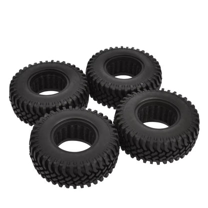 4PCS 100Mm 1.9 Inch Rubber Tires with Foam Inserts for 1:10 RC Rock Crawler Axial SCX10 D90 D110 Tamiya CC01 1.9 Inch Tyres