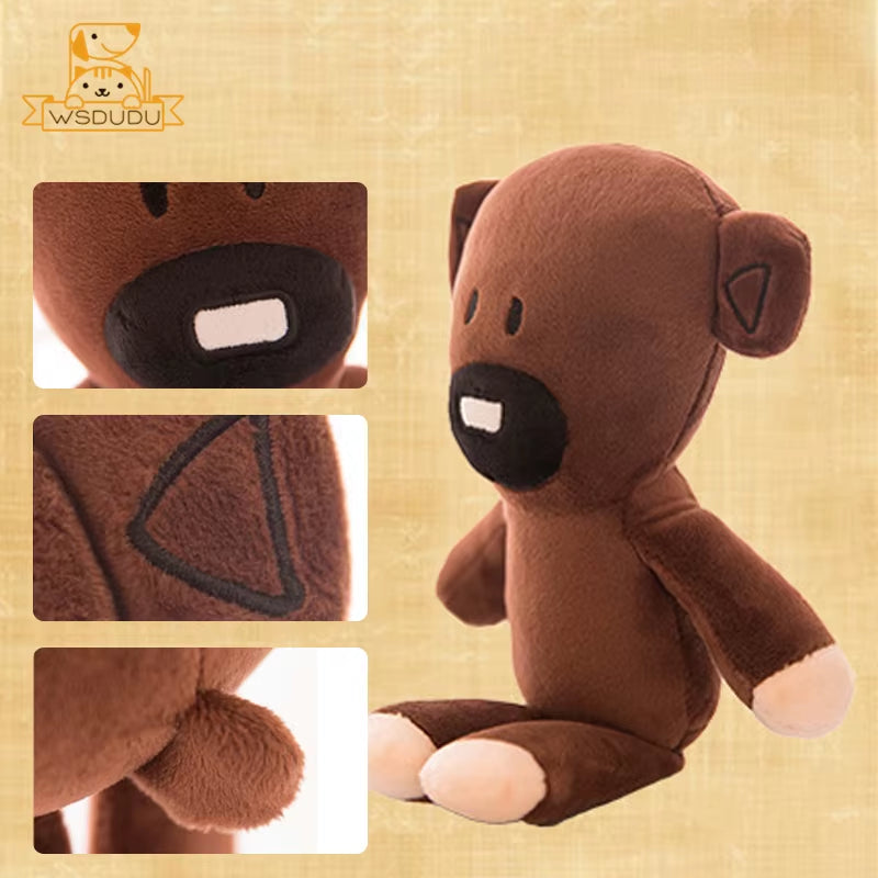 Cute Classic Comedy Teddy Bear Plush Doll Cartoon Stuffed Animal Toy Baby Soft Pillow Collectible Sofa Bed Decor Kids Adult Gift