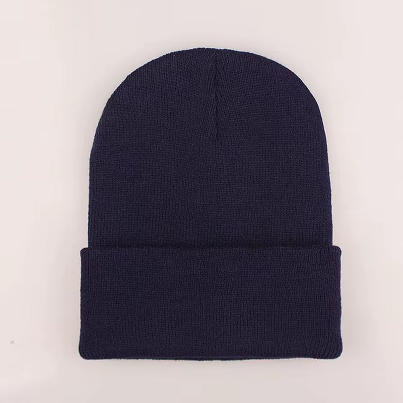 Solid Color Winter Hats for Woman New Beanies Knitted Cute Hat Girls Autumn Female Beanie Caps Warmer Bonnet Ladies Casual Cap