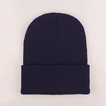 Solid Color Winter Hats for Woman New Beanies Knitted Cute Hat Girls Autumn Female Beanie Caps Warmer Bonnet Ladies Casual Cap