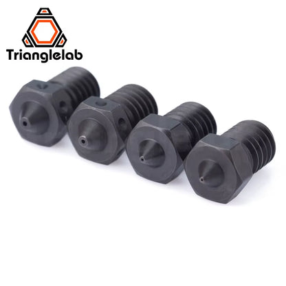 R A2 Hardened Steel V6 Nozzle Compatible PEI PEEK Carbon Fiber Filament for V6 HOTEND Dragon RAPIDO Matrix EXTRUDER