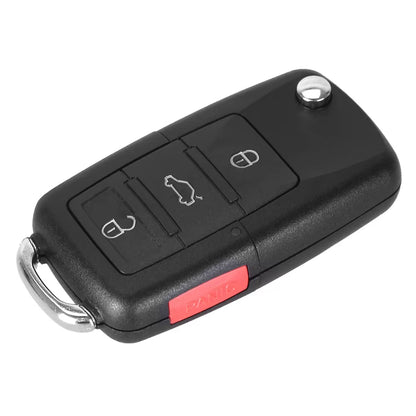 2 Buttons Remote Flip Folding Car Key Shell for VW Volkswagen MK4 Bora Golf 4 5 6 Passat Polo Bora Touran