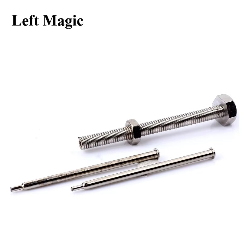 Strong Man Bending Screw Magic Tricks Close up Street Magic Props Mentalism Professional for Magician Stage Magic Magic Toy