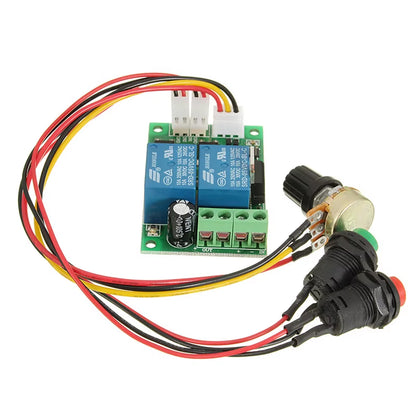 DC 6V 12V 24V PWM DC Motor Speed Controller Forward and Reverse Switch Linear Actuator Motor Controller Adjustable Speed Control