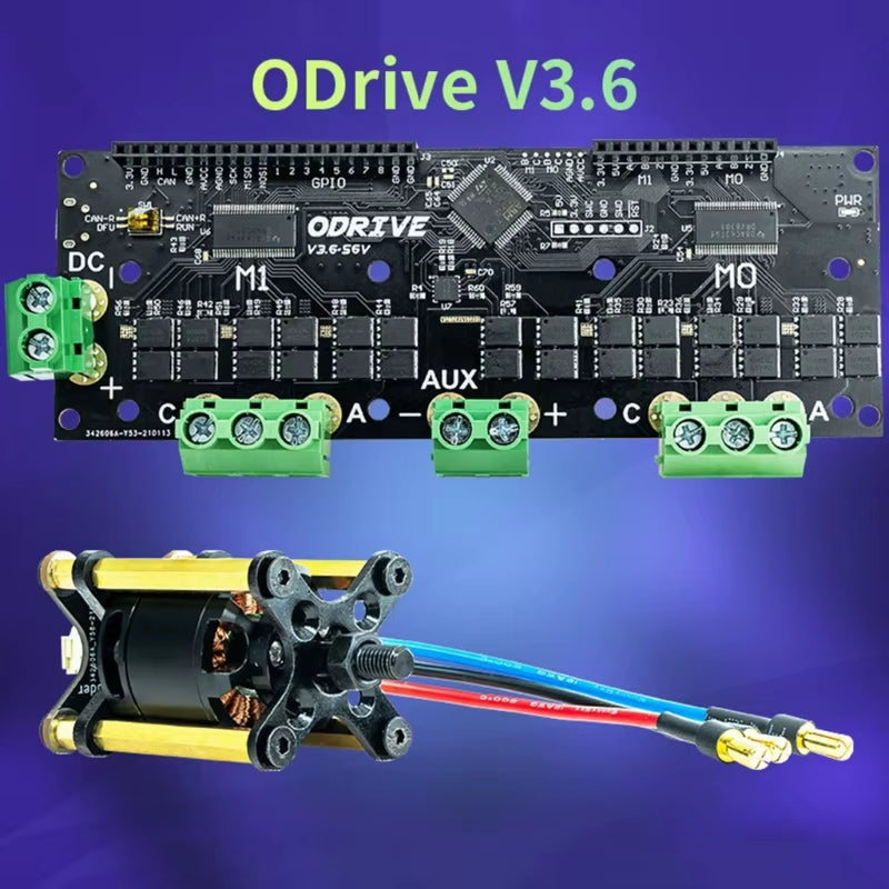 Odrive3.6 Motor Double FOC BLDC High Power Optimized Motor Control Board