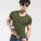 2025  Brand New Men T Shirt 10 Colors Fitness Mens T-Shirts V Neck Man T-Shirt for Male Clothing Tshirts S-5XL Tops Tees