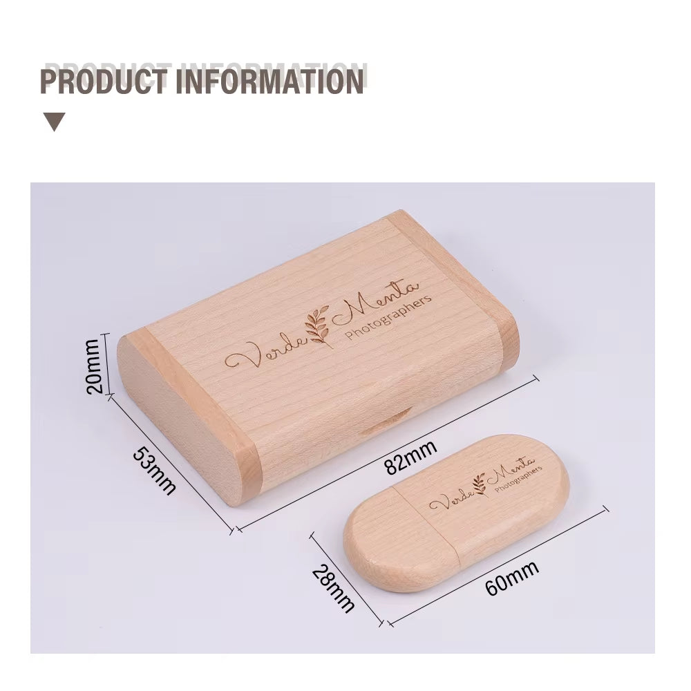 USB 3.0 High Speed LOGO Wooden Box Personal Logo Customer Pendrive 8GB 16GB 32GB 64GB USB Flash Drive Pen Drive U Disk