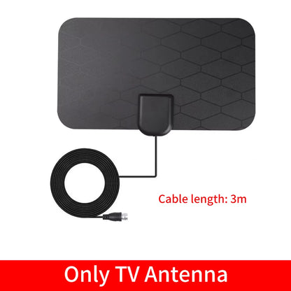 8K 4K TV Antenna for Global Digital TV 1080P 25DB High Gain Booster HD for RV Outdoor Car Antenna Indoor TV Free Channel