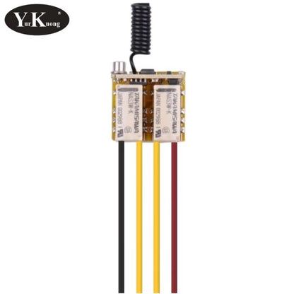 3.7V 4.2V 4.5V 5V 6V 7.4V 9V 12V Mini Motor Remote Switch Motor Forwards Reverse up down Stop Wireless Controller Motor RF RX TX