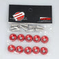 Leosport-10 Pcs/Pack JDM Style Aluminum Fender Washers and Bolt for Honda Civic Integra RSX EK EG DC