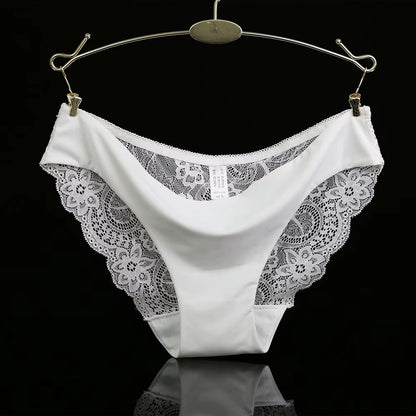 Ladies Underwear Woman Panties Sexy Lace plus Size Panty Transparent Low-Rise Cotton Briefs Intimates New Hot Sale